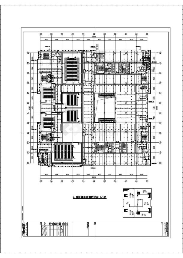 [江苏]155米国际书城给排水施工图纸（知名设计院）-图一