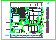 海景花园豪华欧式别墅装修设计cad施工图纸-图二