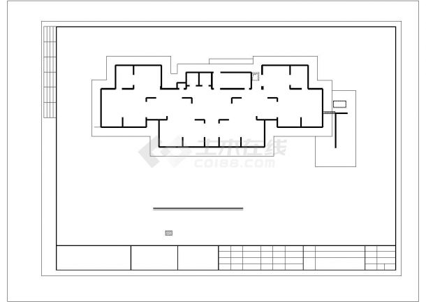 南宁市某安置小区17层剪力墙保障性住房全套结构设计CAD图纸-图一
