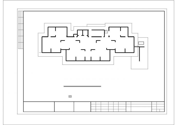 南宁市某安置小区17层剪力墙保障性住房全套结构设计CAD图纸_图1