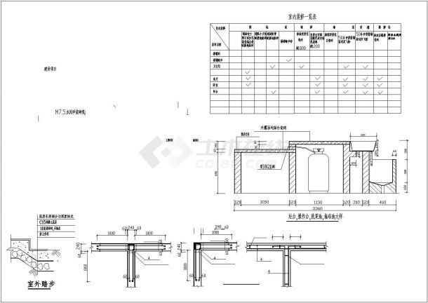 某城市三层砖混私人住宅楼建筑设计结构CAD资料-图一