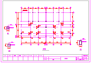 三层联体别墅CAD结构设计图纸（含设计说明）-图二