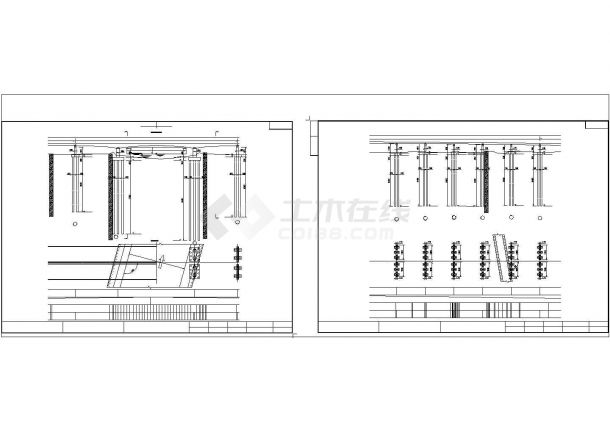 某京杭古运河大桥45+80+45m连续箱梁CAD结构设计图纸-图二