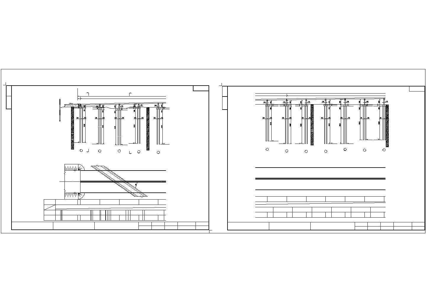 某京杭古运河大桥45+80+45m连续箱梁CAD结构设计图纸