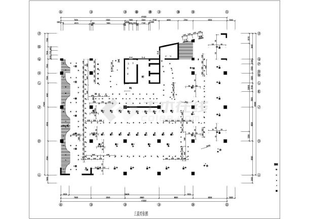 某酒店桑拿浴场空间CAD室内装修设计施工图-图一