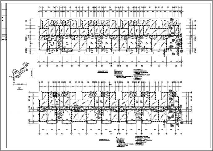 某城市高级砌体小区多层建筑设计结构CAD资料_图1