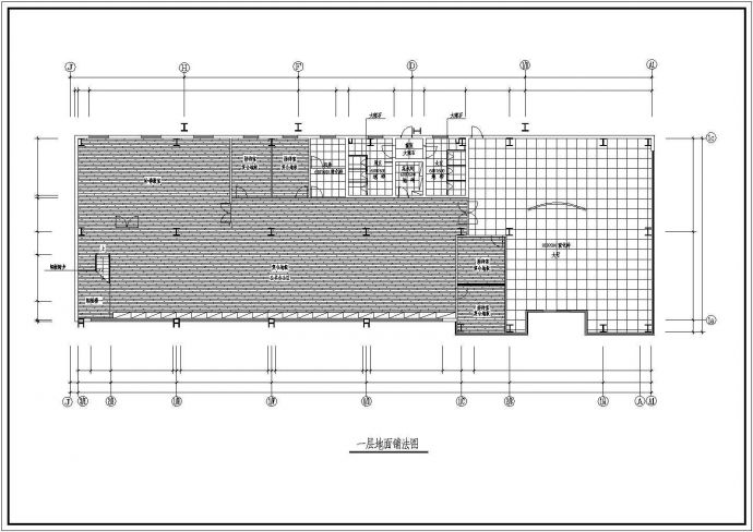多层欧式办公楼装修CAD图_图1