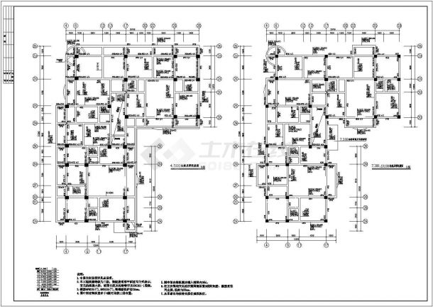 某城市高级小区砖混商住楼建筑设计结构CAD资料-图一