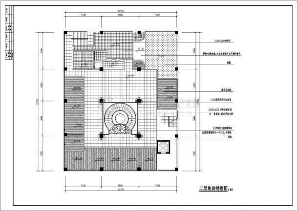 多层简约餐厅全套装修施工图-图二