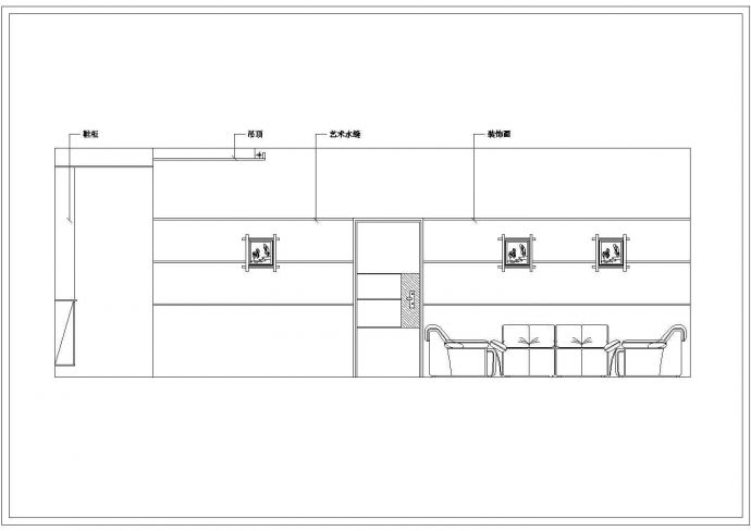 欧式简约住宅全套装修CAD图纸_图1