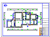 新中式风格(二房)住宅装修设计CAD施工图-图二