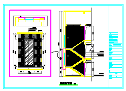 中式风格（别墅）装修设计CAD施工图纸-图二