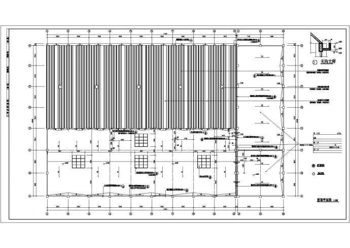 北京市某休闲中心内部游泳池+桑拿房全套建筑+给排水设计CAD图纸_图1