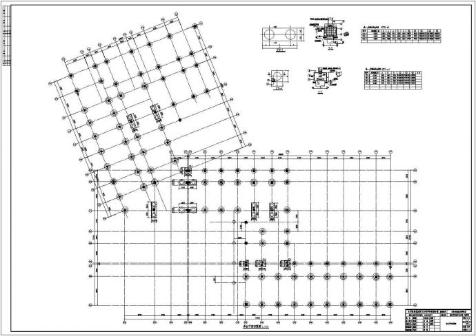 某框架结构六层教学楼设计cad全套结构施工图（含设计说明）_图1