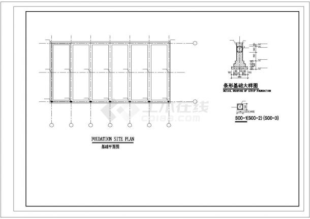 某多层钢结构汽车库（建筑面积296.7平方米）设计cad全套结构施工图（含设计说明，含建筑设计）-图二