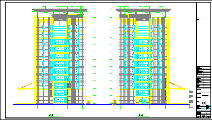 [内蒙古]11层现代风格教育办公楼建筑设计cad施工图-图二