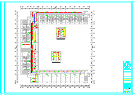 某老年养护楼电气设计cad施工图纸_图1