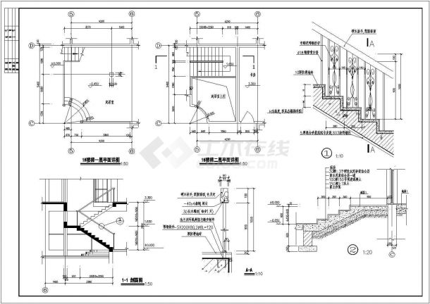 东方花园小区某二层带阁楼层框架结构别墅设计cad全套建筑施工图（含设计说明）-图一