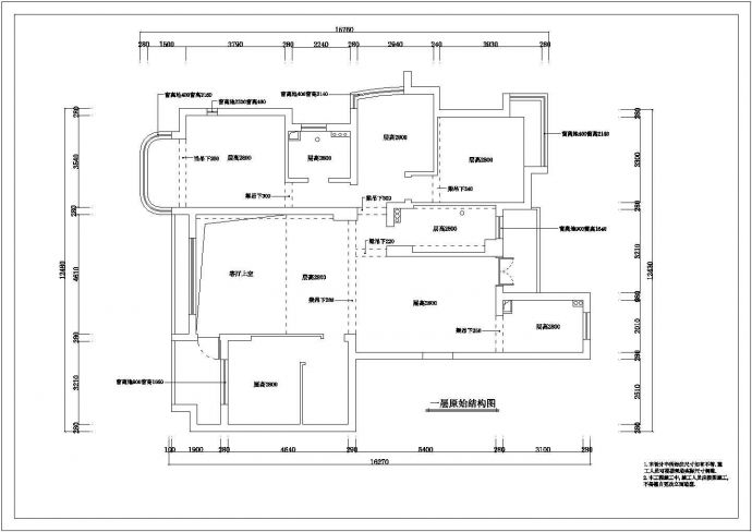 现代复士住宅全套装修设计施工图_图1