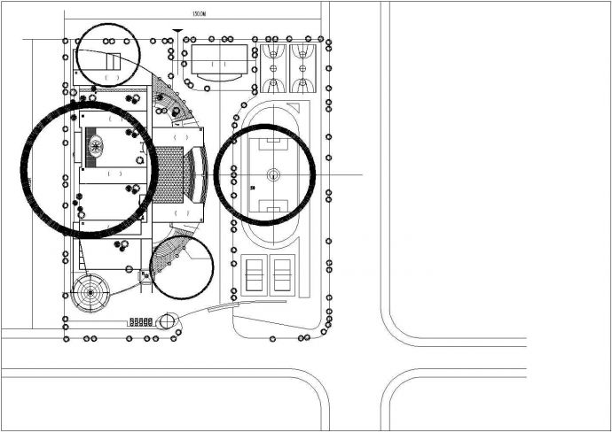 台州市白云小学6千平米左右4层框架教学楼平立面设计CAD图纸_图1