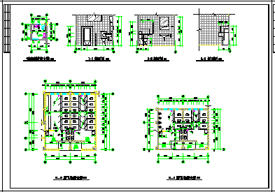 某中学图书综合楼全套建筑cad施工图纸-图二