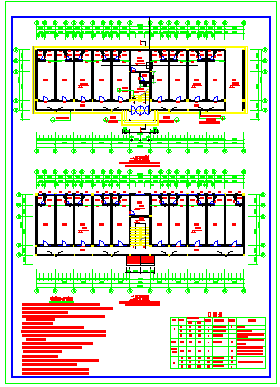 某中学学生公寓全套建筑结构施工图纸-图一