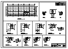厂房设计_某二层钢结构厂房加层结构设计cad图纸-图一