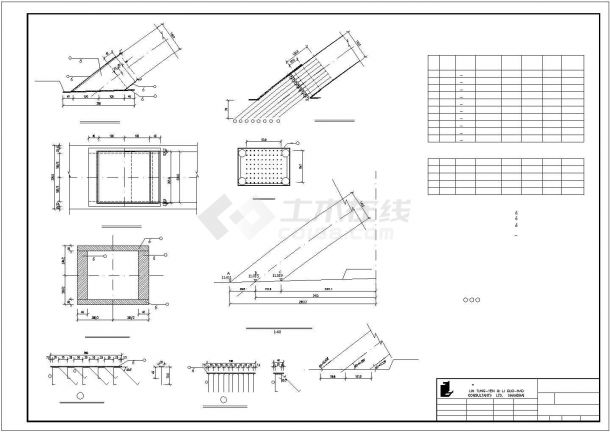 某鉴湖大桥CAD钢结构设计施工图纸-图二