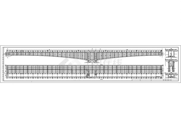 某角洞大桥（70+115+70m连续钢结构）CAD设计图纸-图一