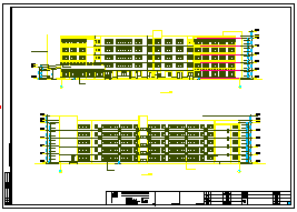 [上海]5层砖混砌体结构小学教学楼抗震加固cad设计施工图（建筑结构水电）-图一