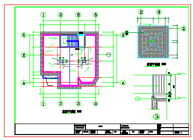 [苏州]400平米三层砖混结构别墅结构cad设计施工图（含建筑图）-图二