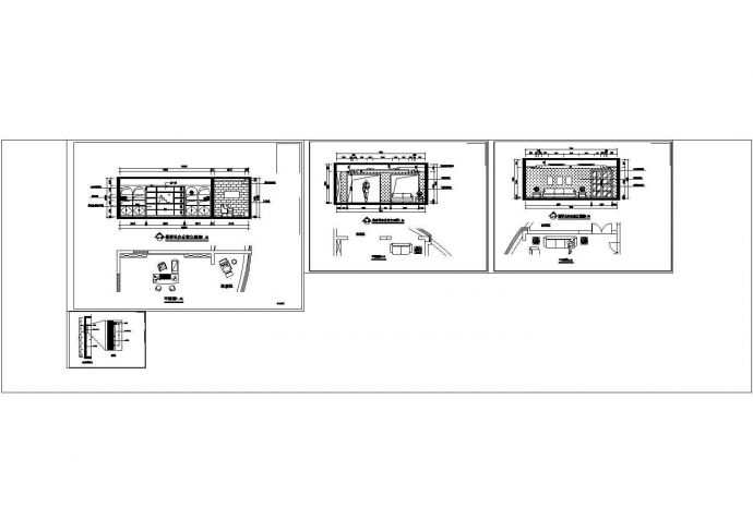 某南昌国际金融办公CAD室内设计施工图带效果图_图1