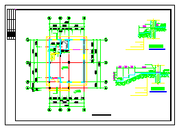 3层砖混结构别墅建筑及结构cad设计施工图（300平米）-图二