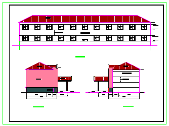 2层办公楼砖混结构cad设计施工图_图1
