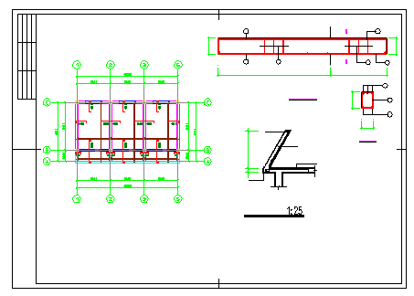 2层办公楼砖混结构CAD含建筑施工图-图二