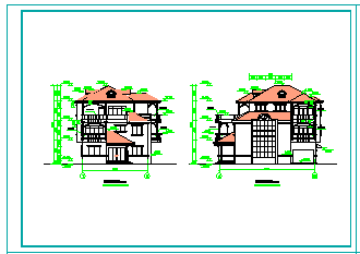 3层砖混结构别墅cad设计施工图_图1