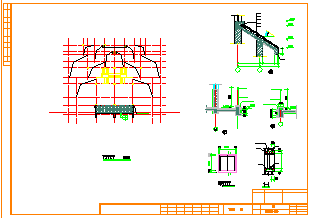 双联别墅建筑结构cad设计施工图_图1