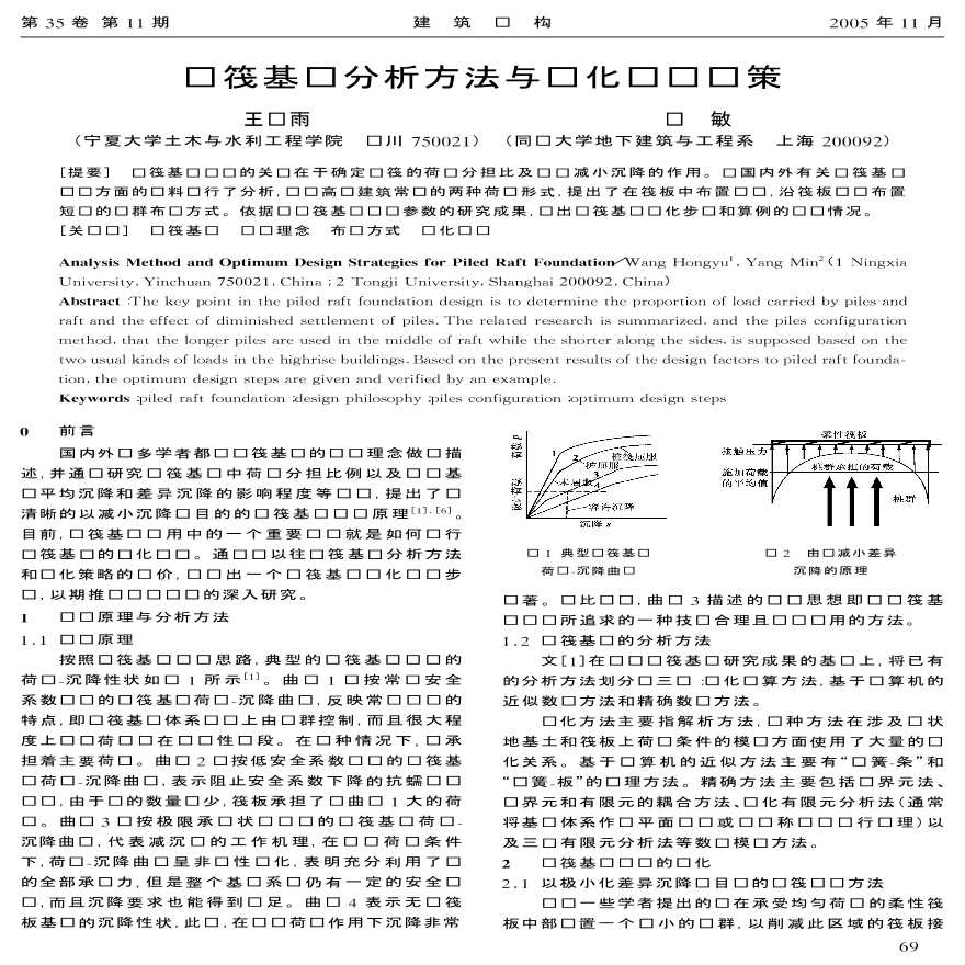 建筑结构实例篇-基础-21桩筏基础分析方法与优化设计对策-图一