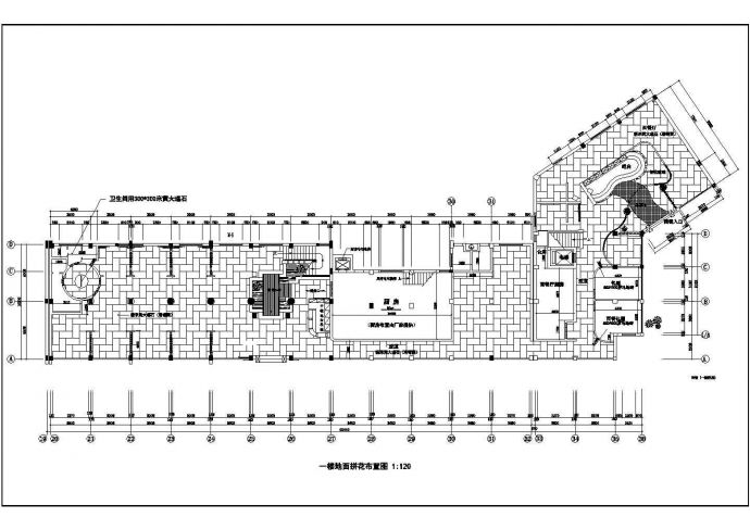 某经典中式餐厅CAD建筑全套设计施工图 _图1