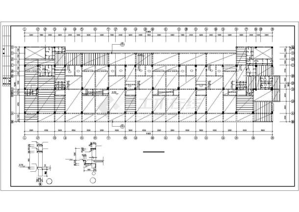 某地区市中心高层弧形框架私人住宅楼建筑设计CAD资料-图二