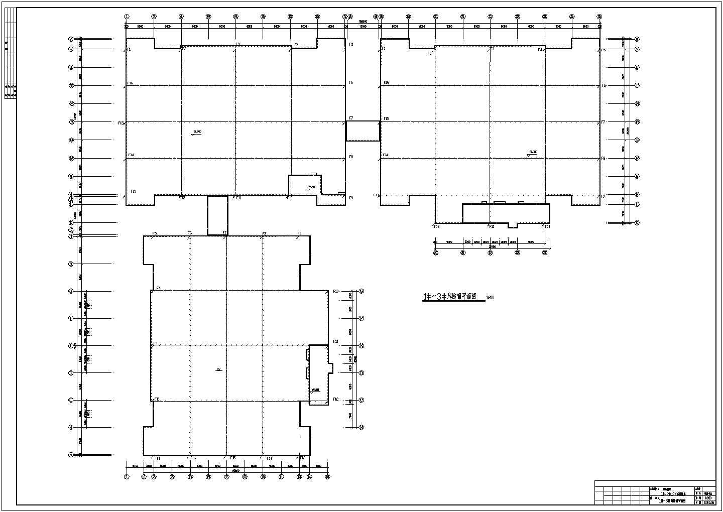5层工厂库房电气施工设计图