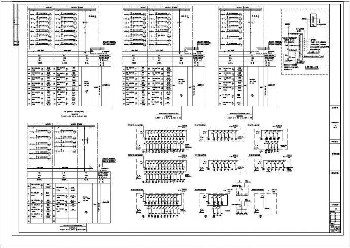单层工艺车间电气施工设计图_图1