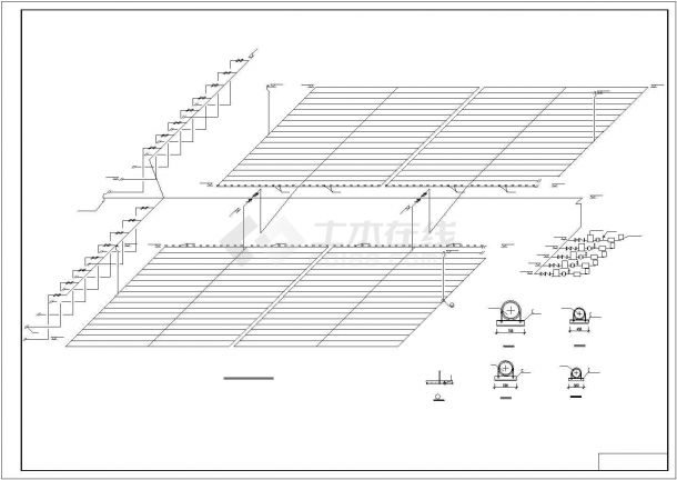 衡水市某大型工业区的革废水水解池及CASS池全套设计CAD图纸-图二