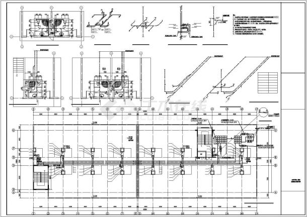 德州市某小区7200平米6层框架结构住宅楼全套给排水设计CAD图纸-图一
