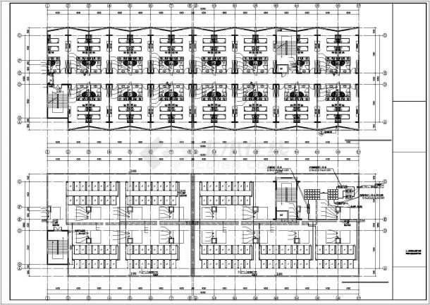 德州市某小区7200平米6层框架结构住宅楼全套给排水设计CAD图纸-图二