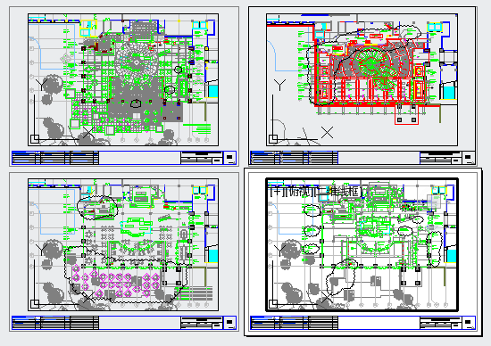 某三亚五星级酒店全日餐厅CAD建筑设计施工图