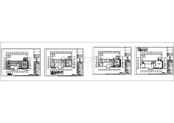 某江嘉华瑞安水务集团行政办公楼CAD室内装修工程-图二