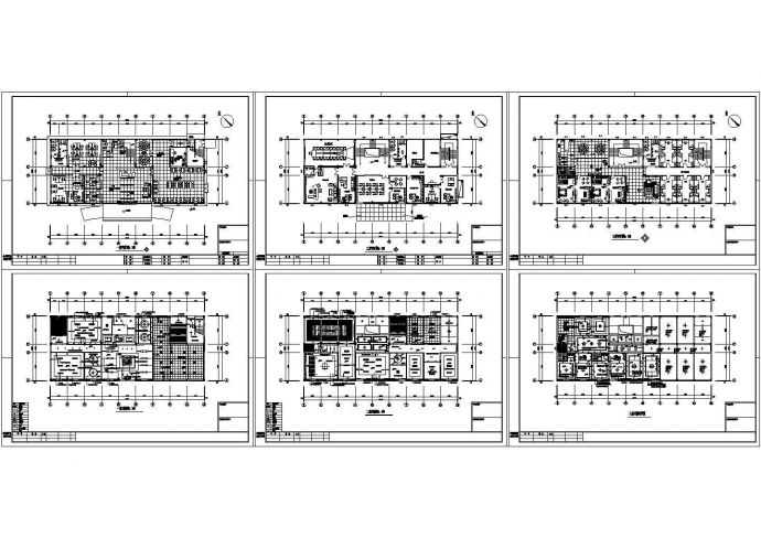 某力洋鸣数控办公楼CAD框架结构设计施工图_图1