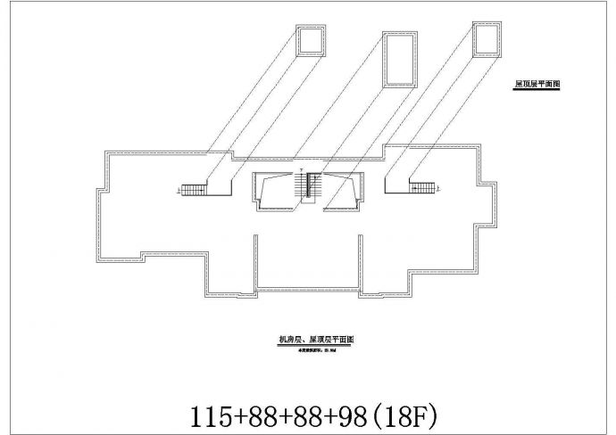 万科徐州18层住宅楼全套施工设计cad图纸(含各层平面图)_图1