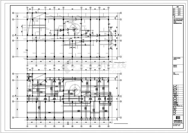 3727平米四层框架商务楼施工组织设计方案-图一